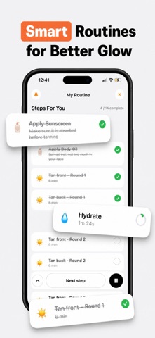 Bask: UV Index, SPF & Tanning iPhone screenshot