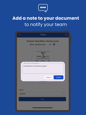 Aleop Mobile iPad screenshot