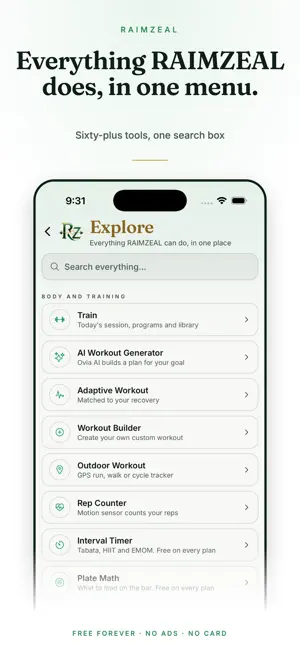 RAIMZEAL: AI Fitness Coach screenshot 2