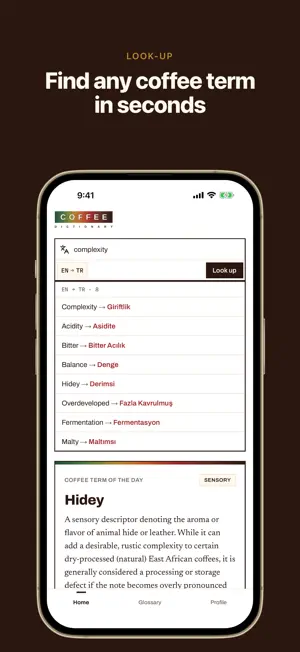 Coffee Dictionary screenshot 2