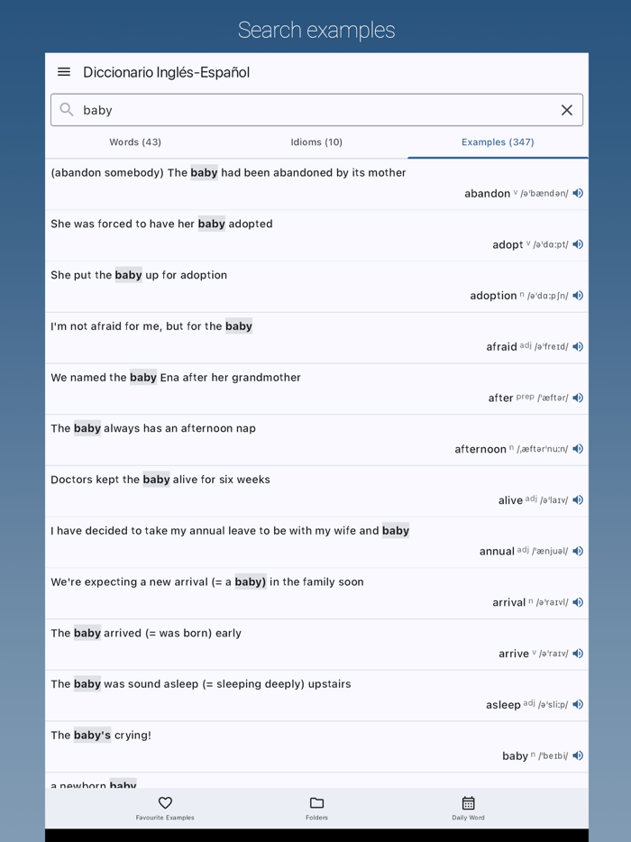 English-Spanish Dictionary Pro