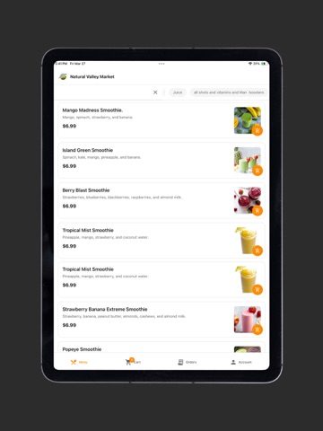 Natural Valley Market iPad screenshot