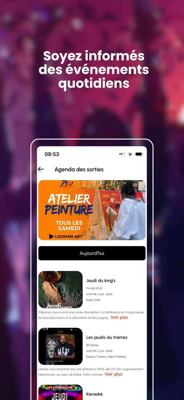 Screenshot #2 pour ATAYA : Activités & Rencontres