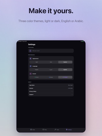 Doc Vault - File Manager iPad screenshot