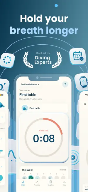 Apnea Trainer: Breath Hold screenshot 1