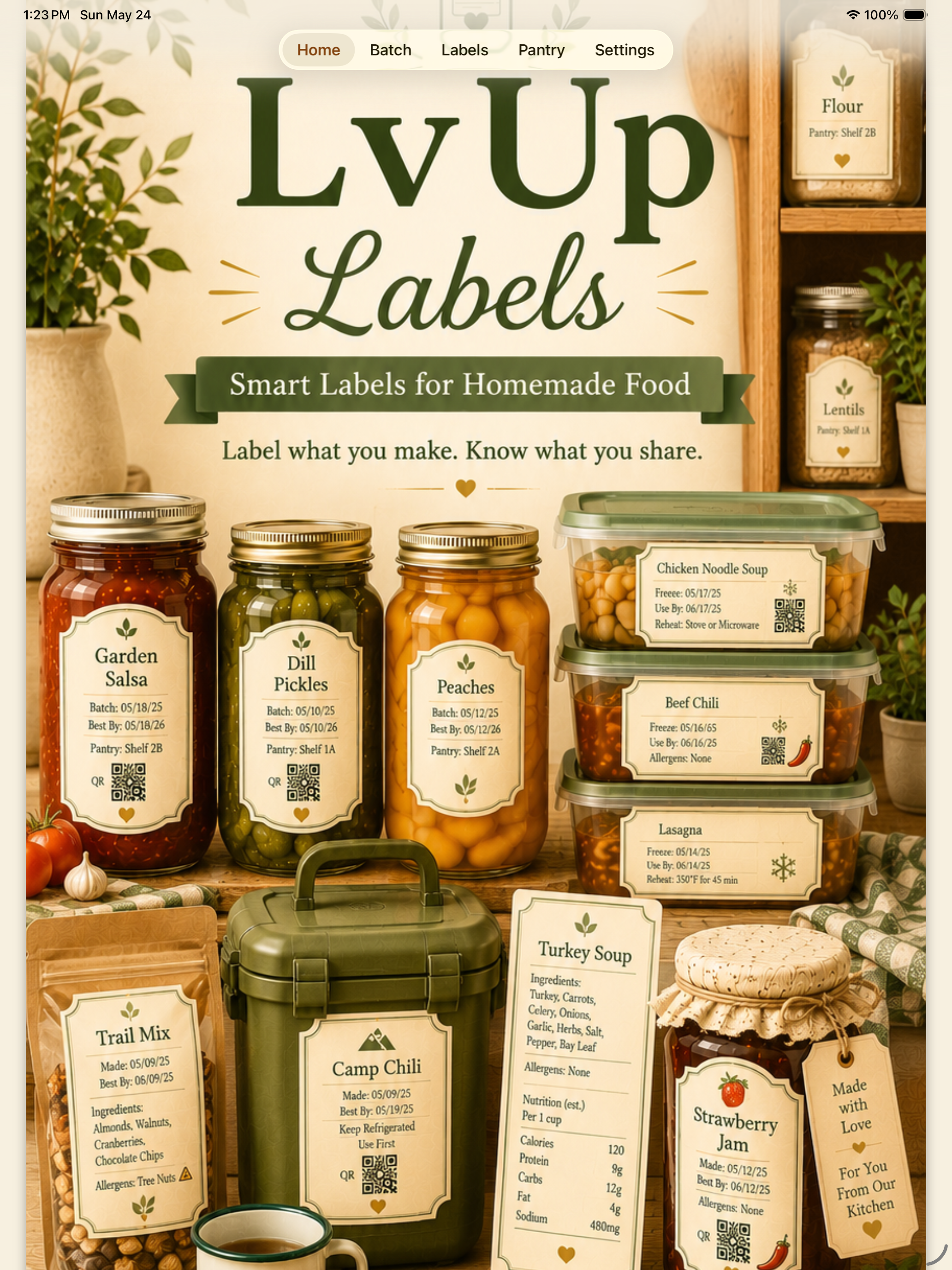 LvUp Labels