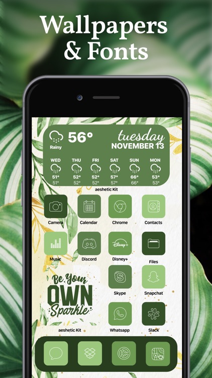 aesthetic kit: widgets, themes
