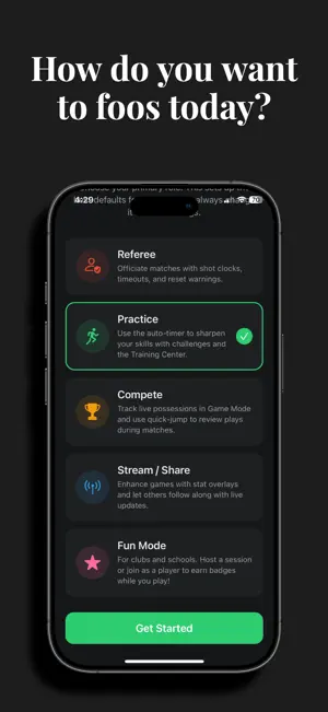 iRefFoos screenshot 1