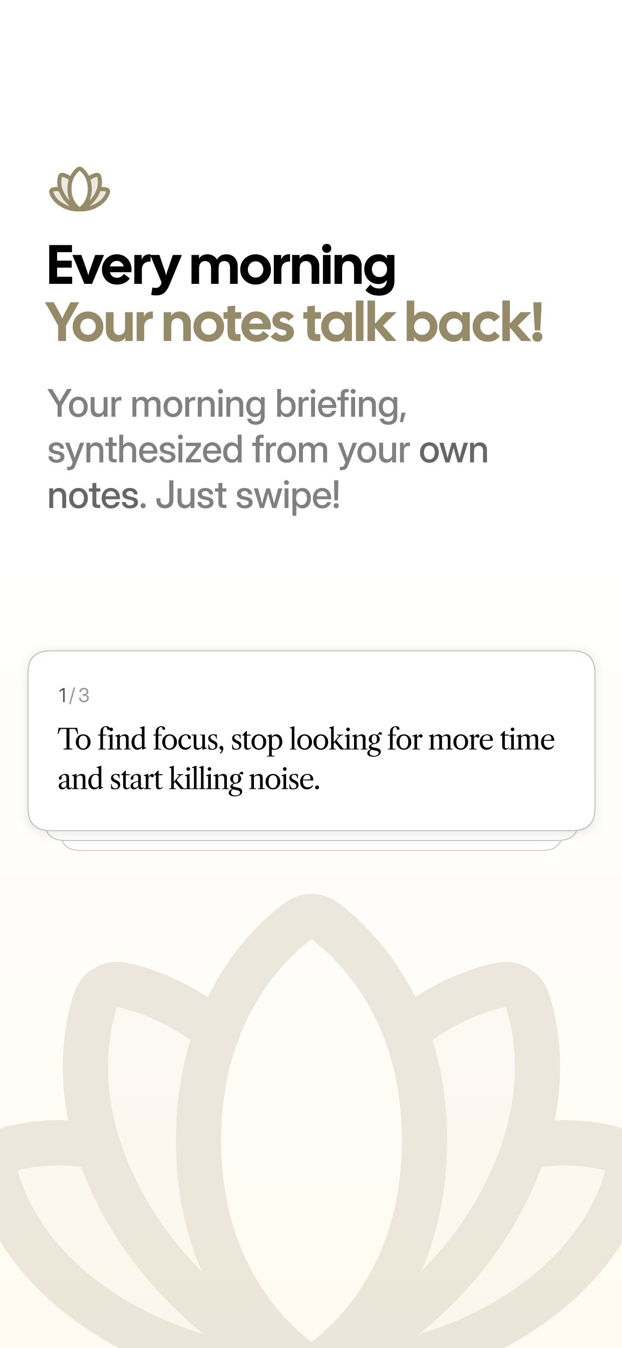 Lightnote: AI Brain Dump