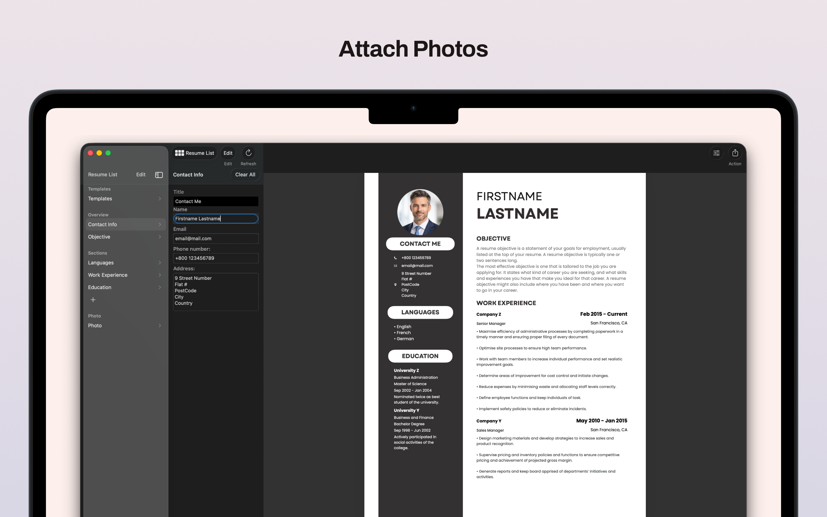 Professional Resume Builder
