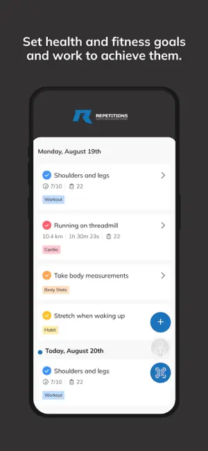 Repetitions Fitness screenshot 4