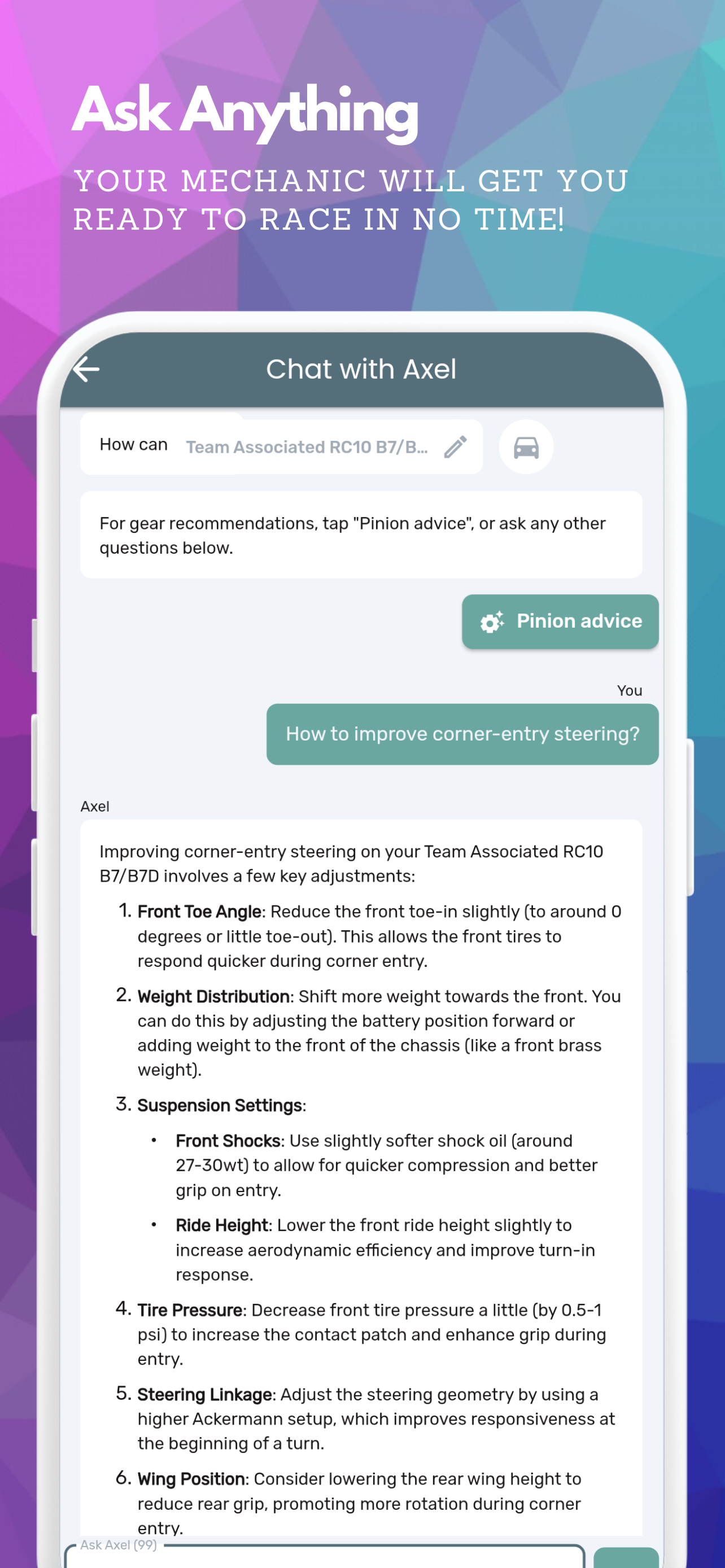 RC AI Mechanic