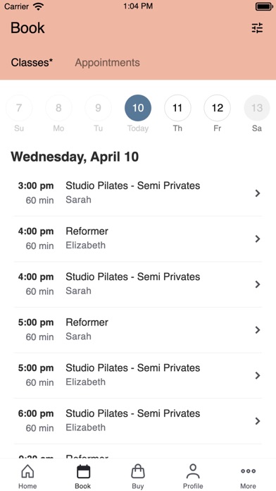 The Physio Pilates Studio Screenshot