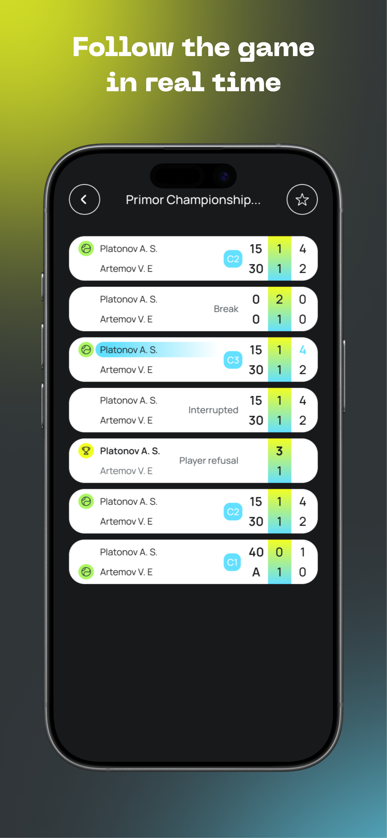 Tennis Scoring Online screenshot 7