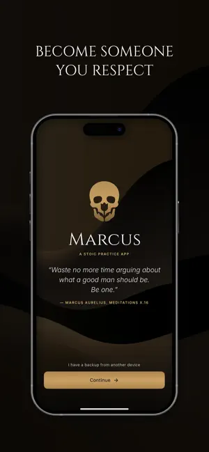 Marcus: Stoic Practice Journal screenshot 1