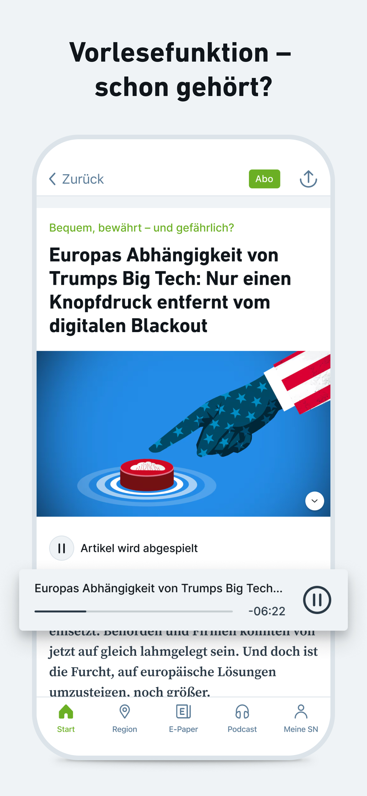 SN - Nachrichten und Podcast screenshot 7