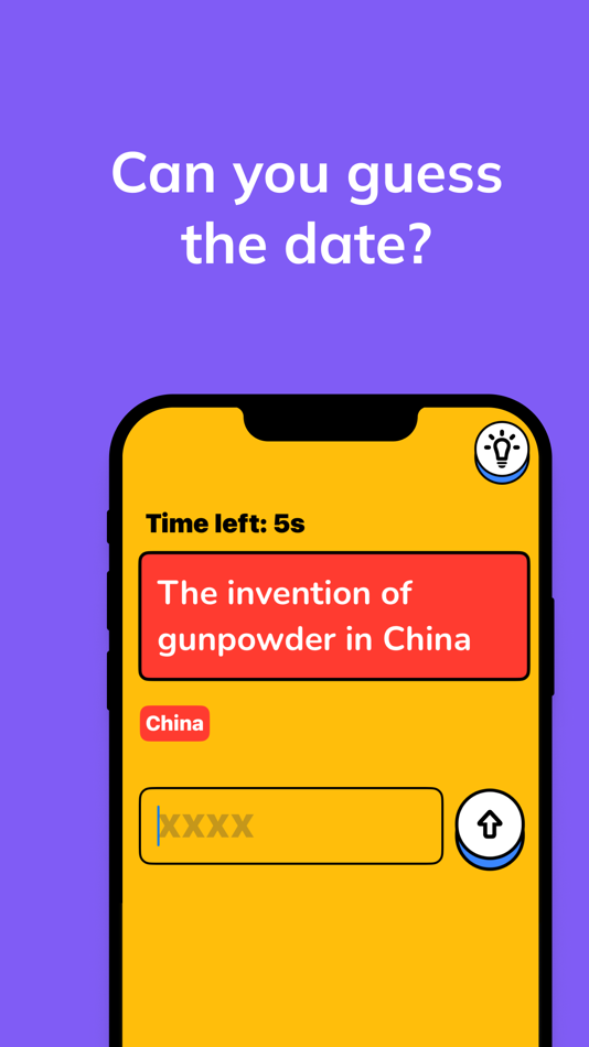 #2. Guess the Date! Famous events (iOS) Podle: GTO