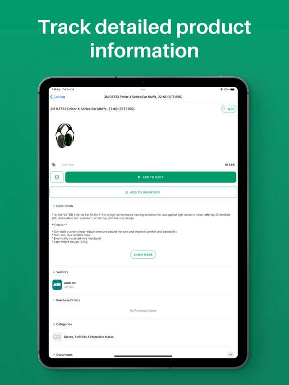 Tookstock Pro iPad screenshot 3 - Business app