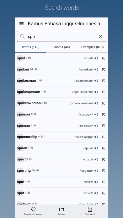 Kamus Bahasa Inggris-Indonesia Screenshot