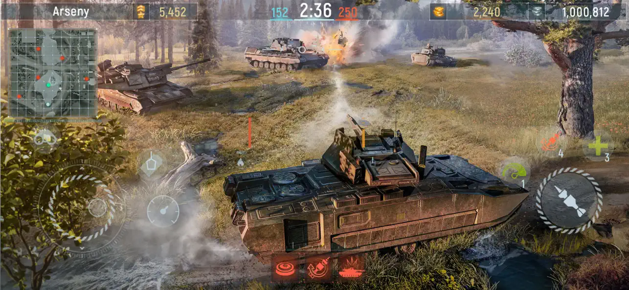 Screenshot #1 pour Modern Tanks・Champ de bataille