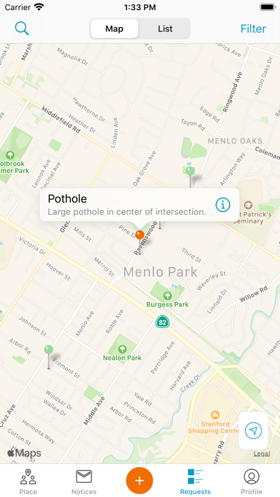 ACT Menlo Park Screenshot