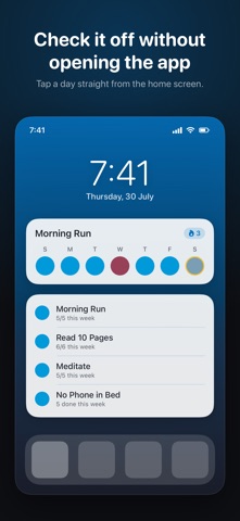 Simple Habits: Weekly Tracker Screenshot 3 of 6