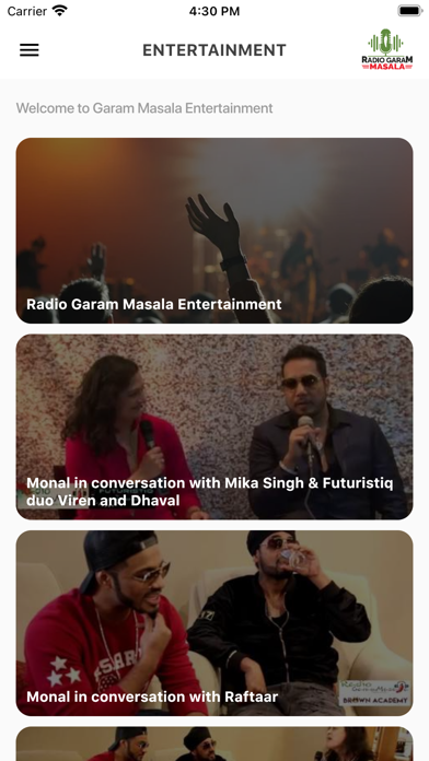 Radio Garam Masala Screenshot
