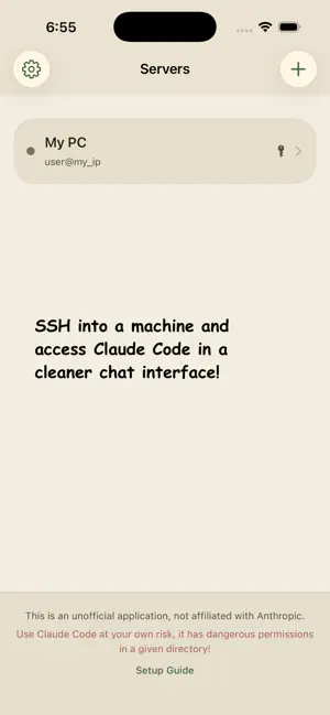 Unofficial Claude Code Client screenshot 1