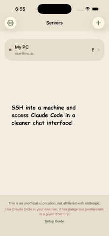 Unofficial Claude Code Client screenshot