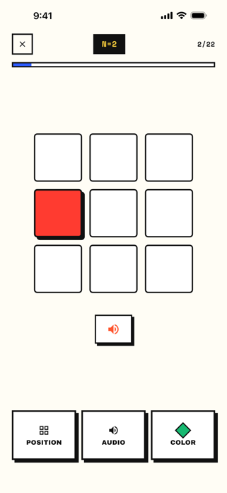 Dual N-Back: Brain Trainer Screenshot 1 of 7