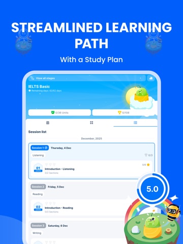 Prep-Smart learning& test prep iPad screenshot