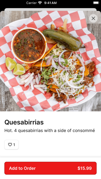 El Chapin iPhone screenshot 3 - Food & Drink app