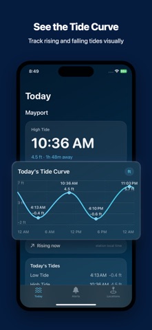 Tide Window: Tide Times iPhone screenshot
