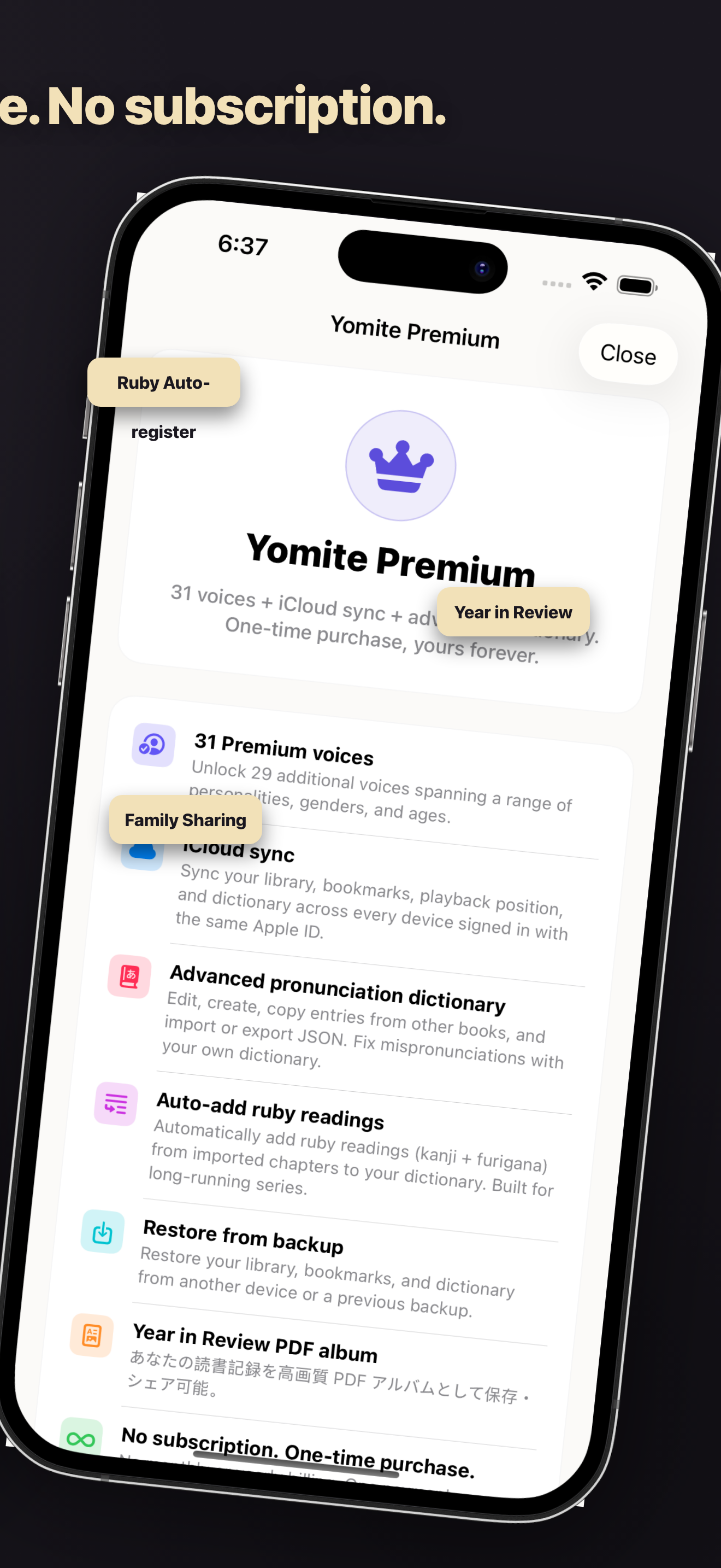 Yomite - AI TTS Reader screenshot 4
