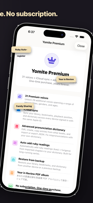 Yomite - AI TTS Reader Screenshot 4 of 10