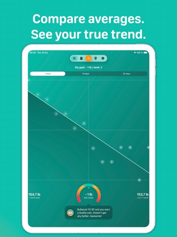 Weight Tracker — Scelta iPad screenshot