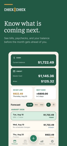Check2Check Budget