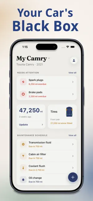 Odo: Car Maintenance Reminder screenshot 1