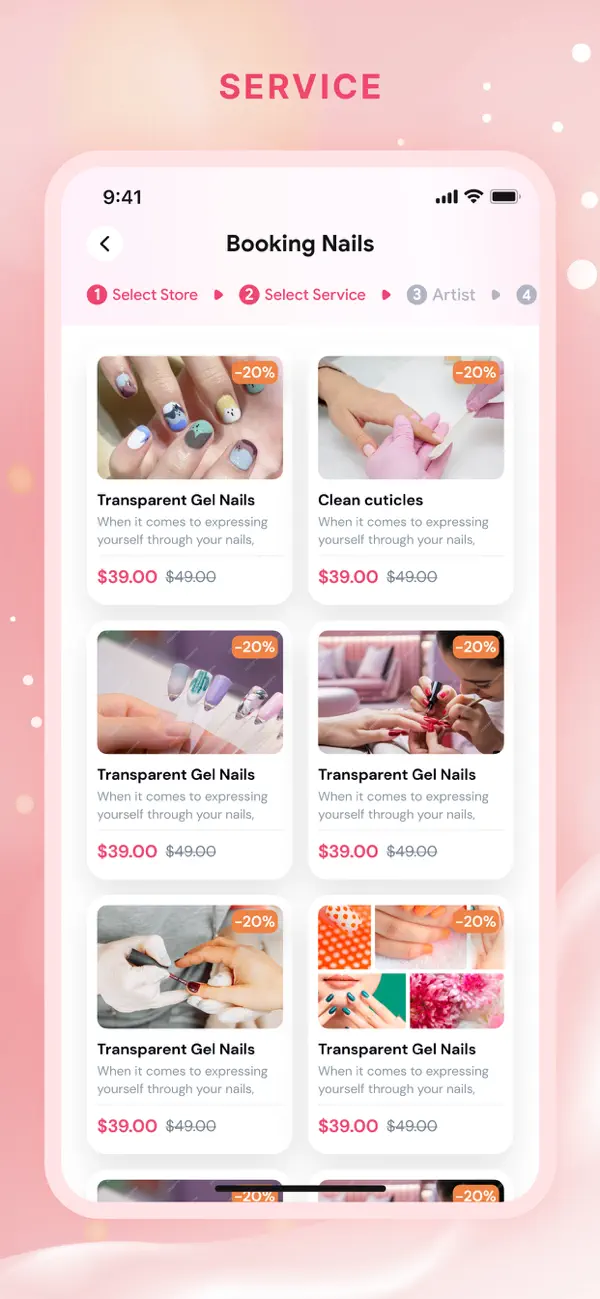 Screenshot #2 pour Nail and Spa Booking