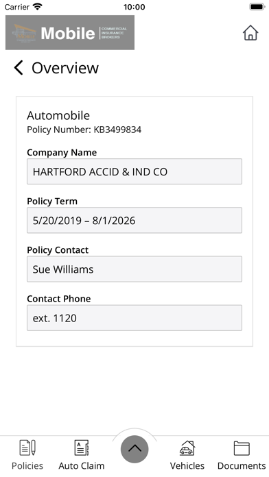 Mobile Commercial Ins Online Screenshot