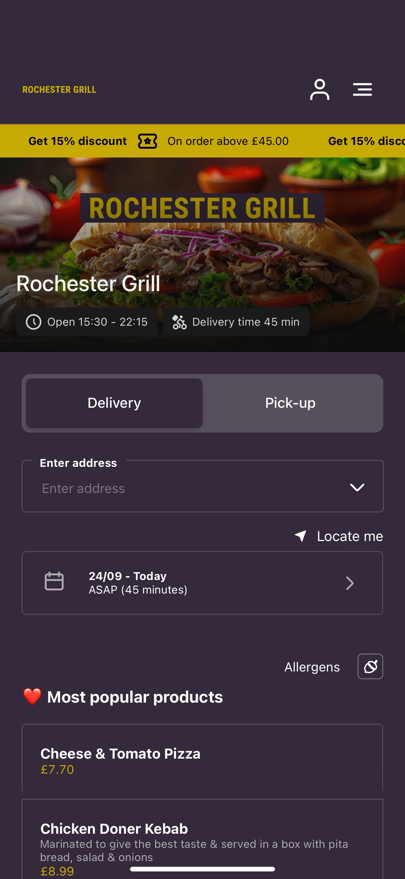 Rochester Grill UK screenshot 3