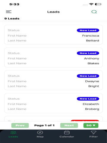 Lineage CRM Mobile ipad screenshot 3