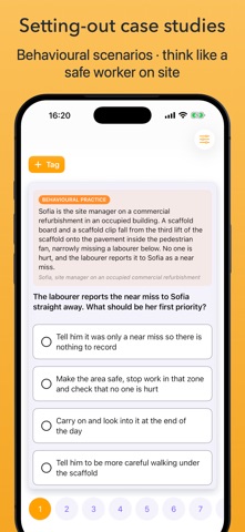 CSCS Card: Mock Test HS&E CITB iPhone screenshot