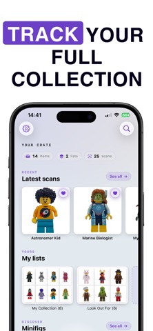 OpenCrate: Minifig Scanner iPhone screenshot