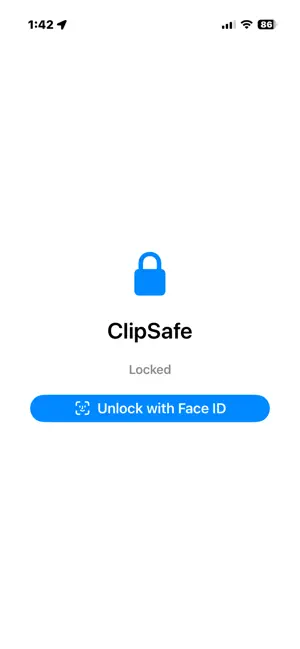 ClipSafe - Clipboard History screenshot 1