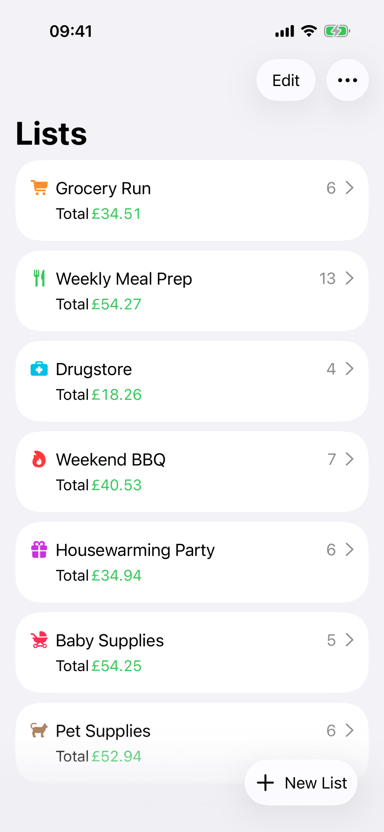 Shopping List Kautas - Budget screenshot 3