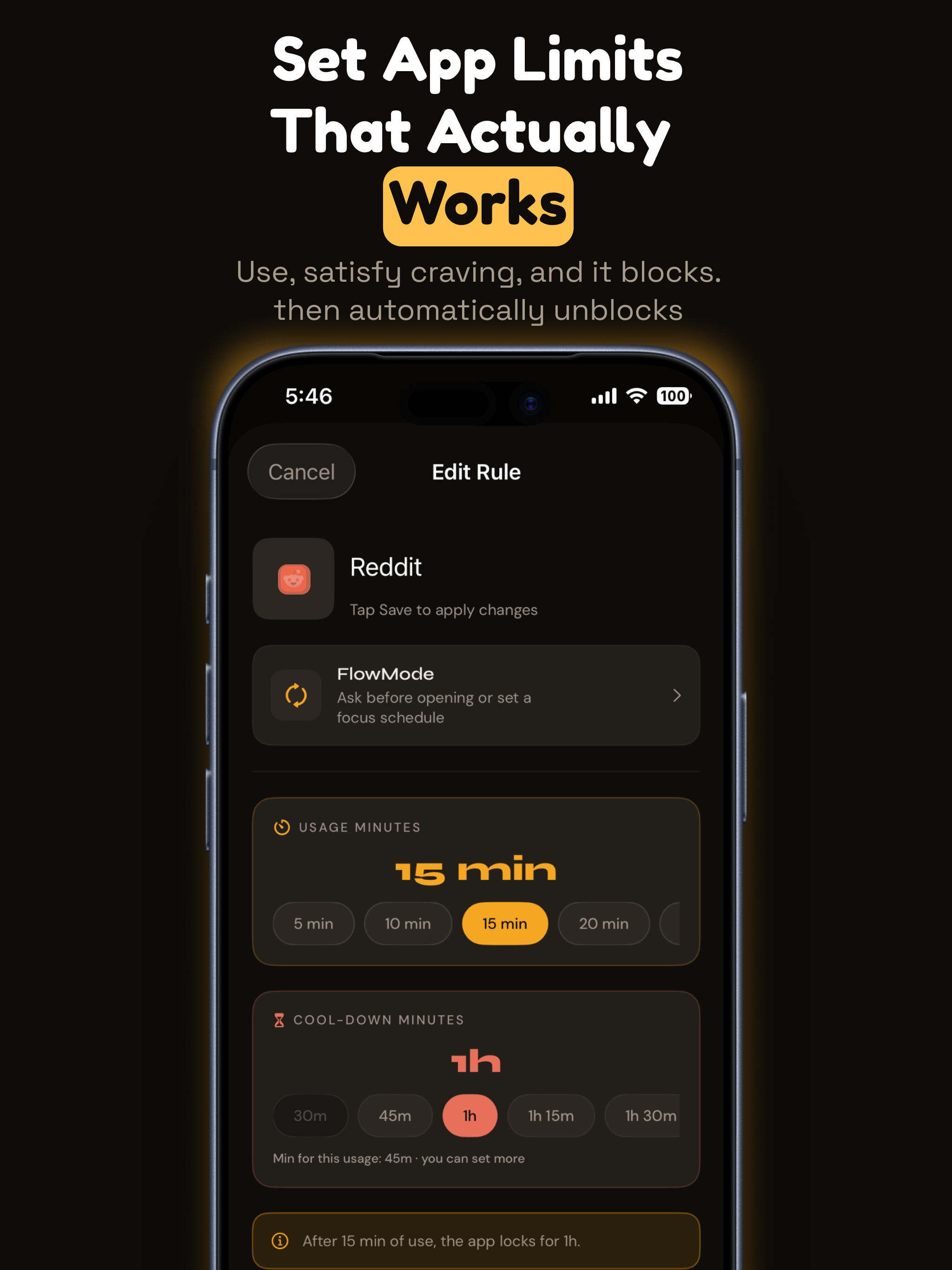 CraveLock: Block Apps & Limit screenshot 9
