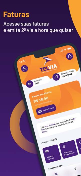 Telvia Internet Screenshot 1 of 5