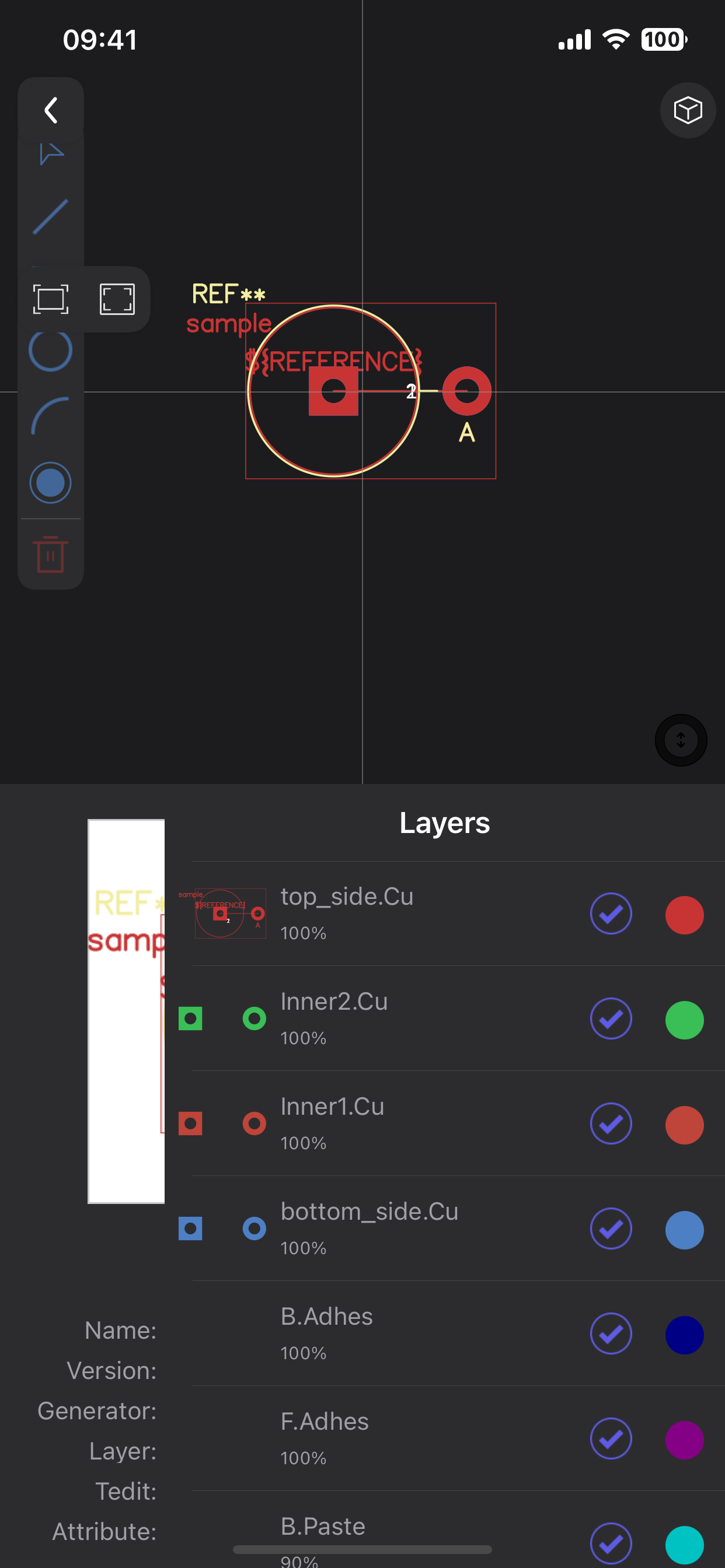 KiCAD FootPrint Editor