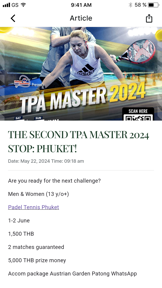 The Padel Society screenshot